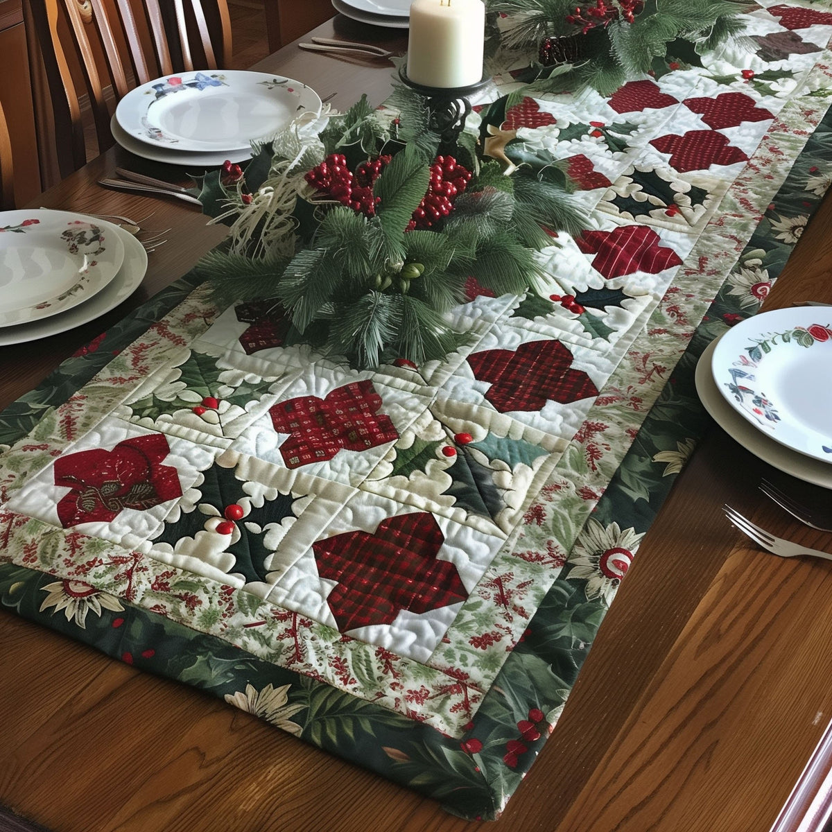 Holly Jolly Nights Table Runner