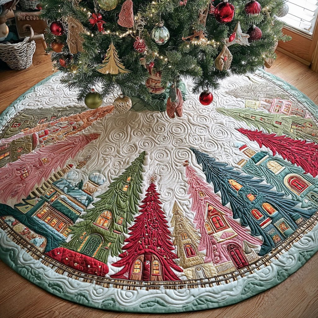 Holly Pine Hamlet Christmas Tree Skirt