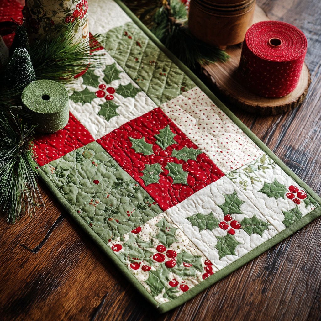 Hollyberry Lane Table Runner