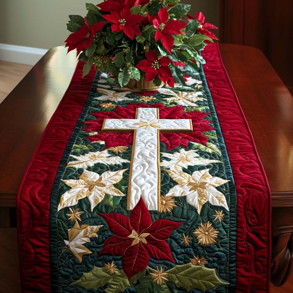 Holy Christmas Table Runner