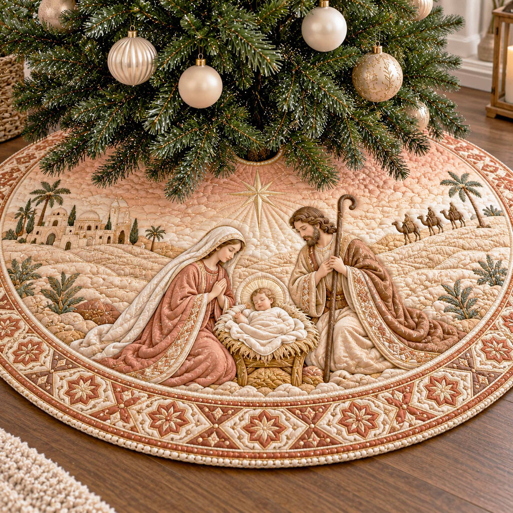 Holy Family Christmas Tree Skirt