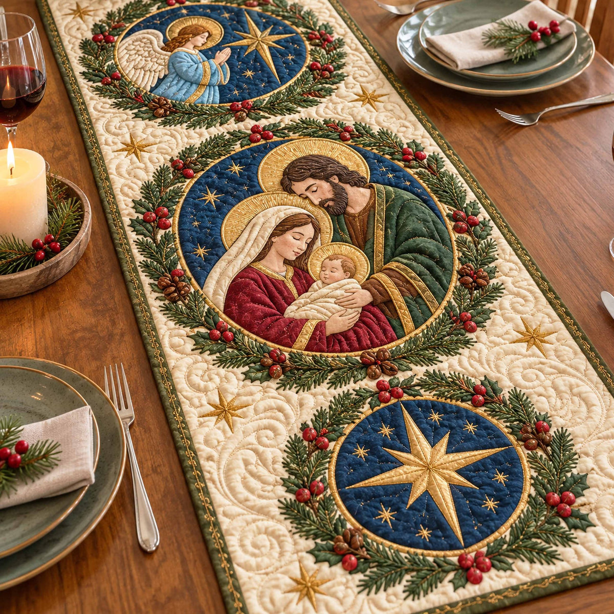Holy Radiance Table Runner