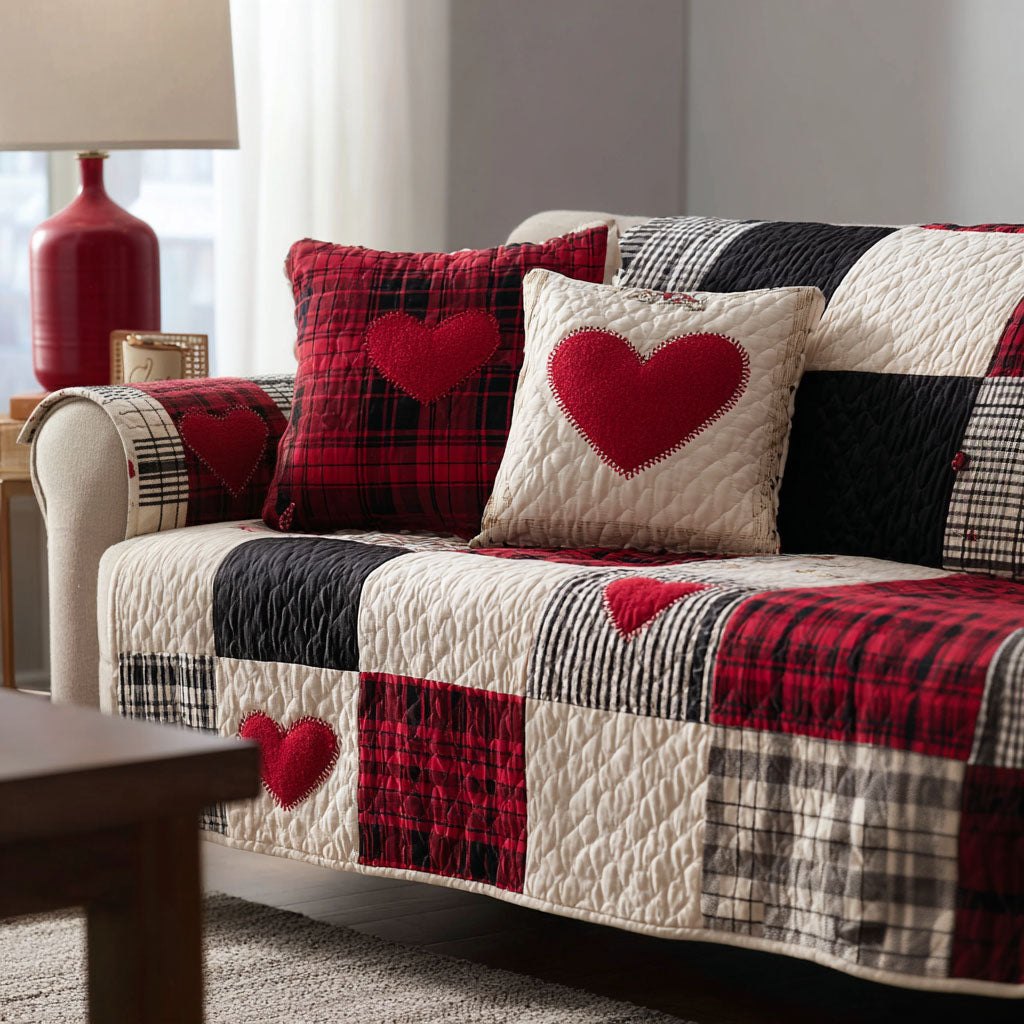Home Sweet Love Sofa Cover