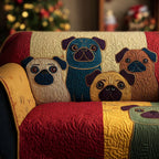 Home Sweet Pug Sofa Cover