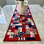 Homeland Patchwork Table Runner