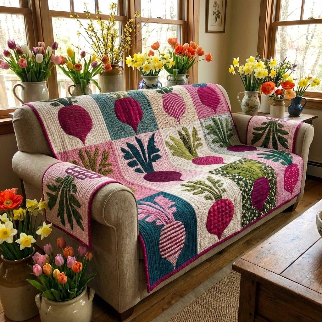 Homestead Beets Sofa Cover
