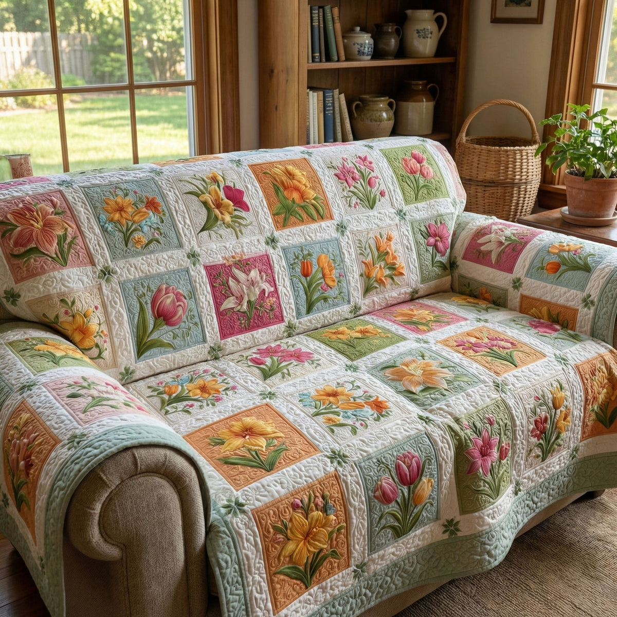 Homestead Floral Escape Sofa Cover