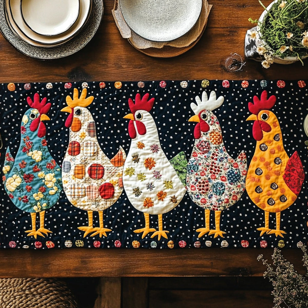 Homestead Hens Table Runner