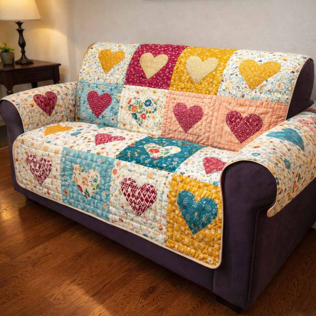 Honey Posy Sofa Cover