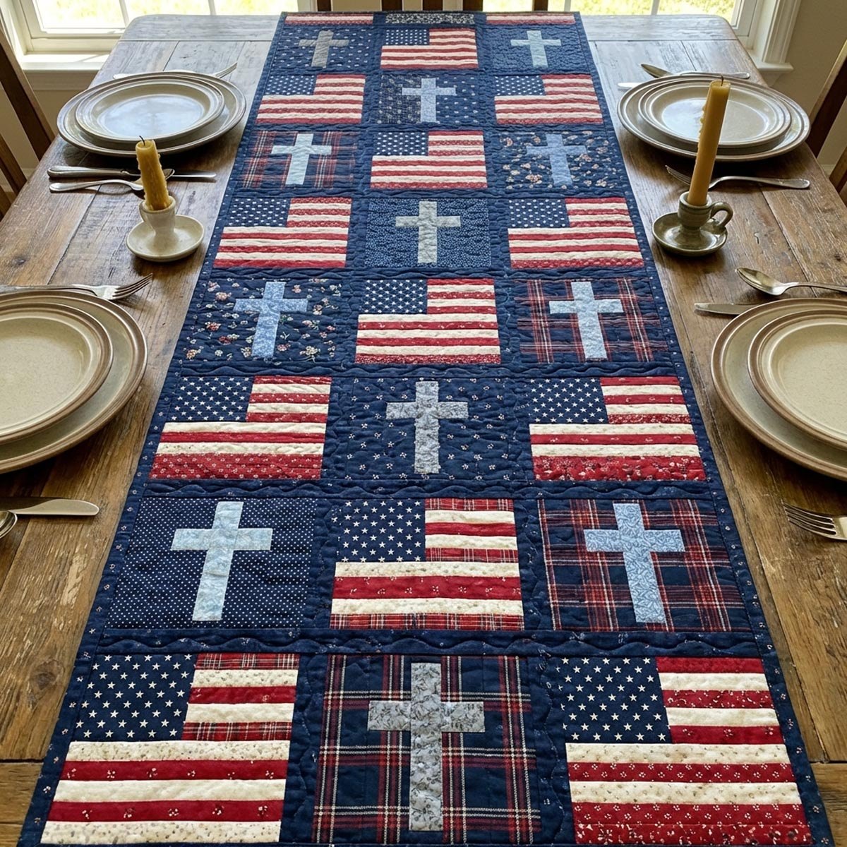 Honor and Glory Table Runner