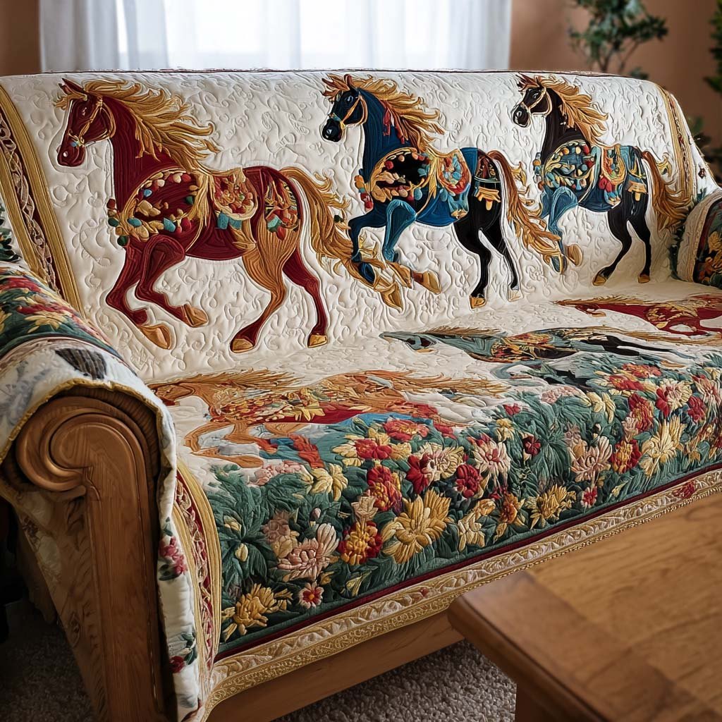 Horse Meadows Sofa Cover