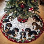 Hot Dog Harmony Christmas Tree Skirt