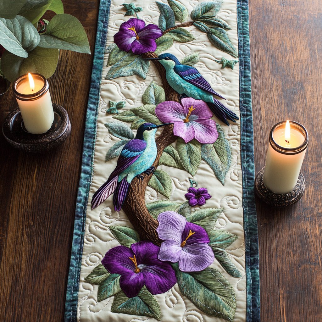Humming Bloom Table Runner