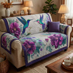 Hummingbird Garden Sofa Cover