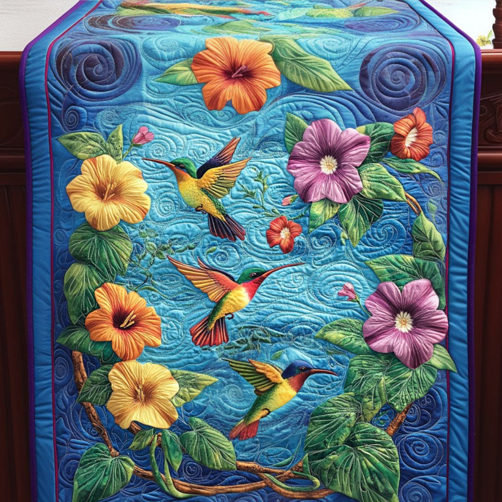Hummingbird Glow Table Runner
