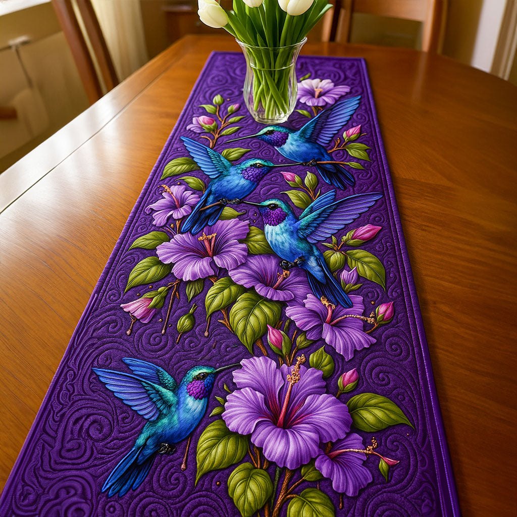 Hummingbird Love Table Runner