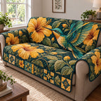 Hummingbird Radiance Sofa Cover