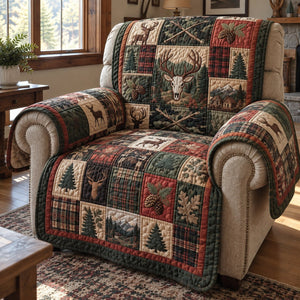Hunting Lodge Deer Skull Sofa Cover - Made to Order
