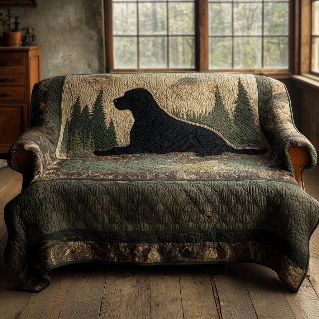 Hunting Lodge Lab Sofa Cover