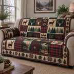 Hunting Patchwork Sofa Cover
