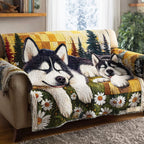 Husky Love Sofa Cover
