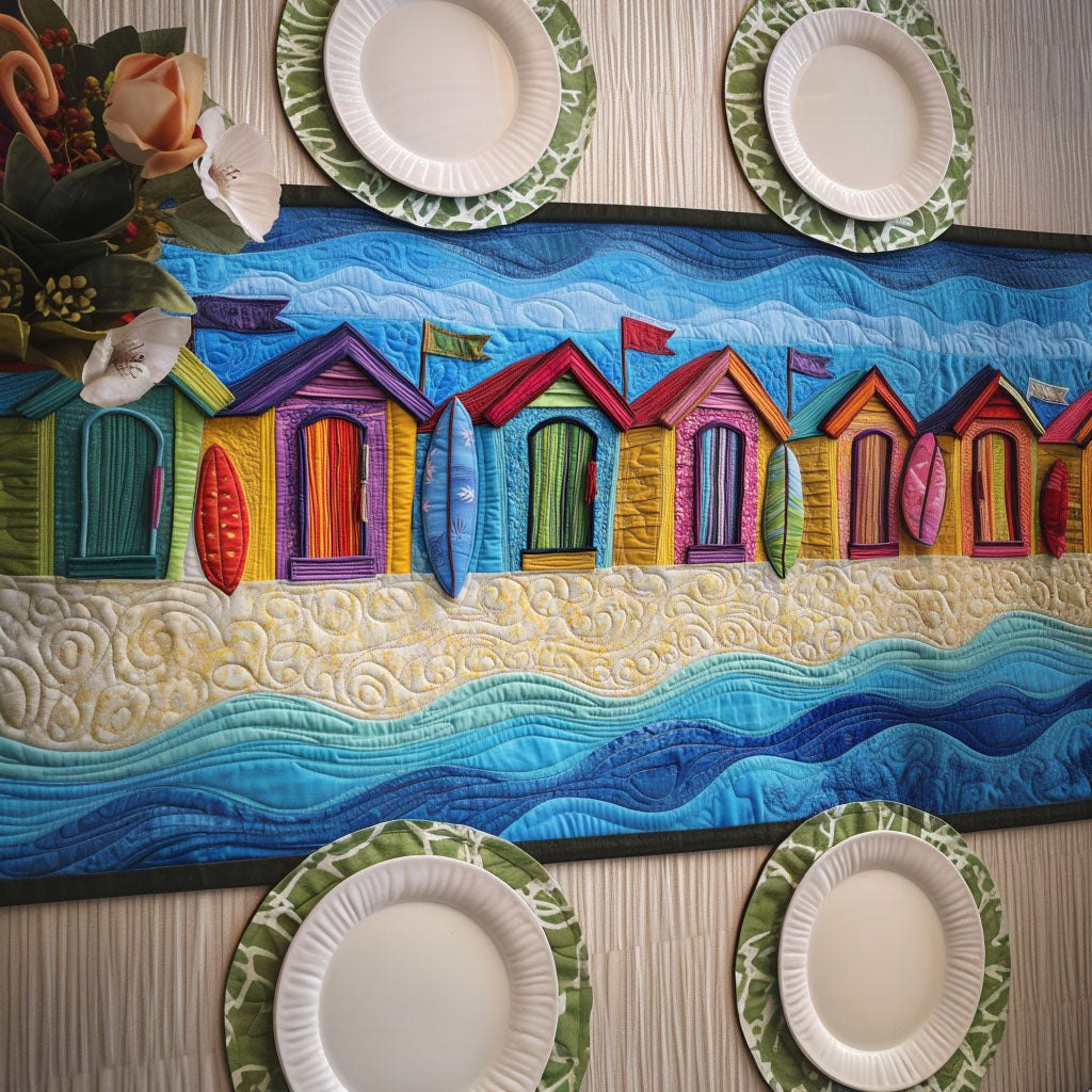 Hut By the Shore Table Runner
