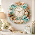 Mermaid Custom Name Wall Clock — personalized with a custom name