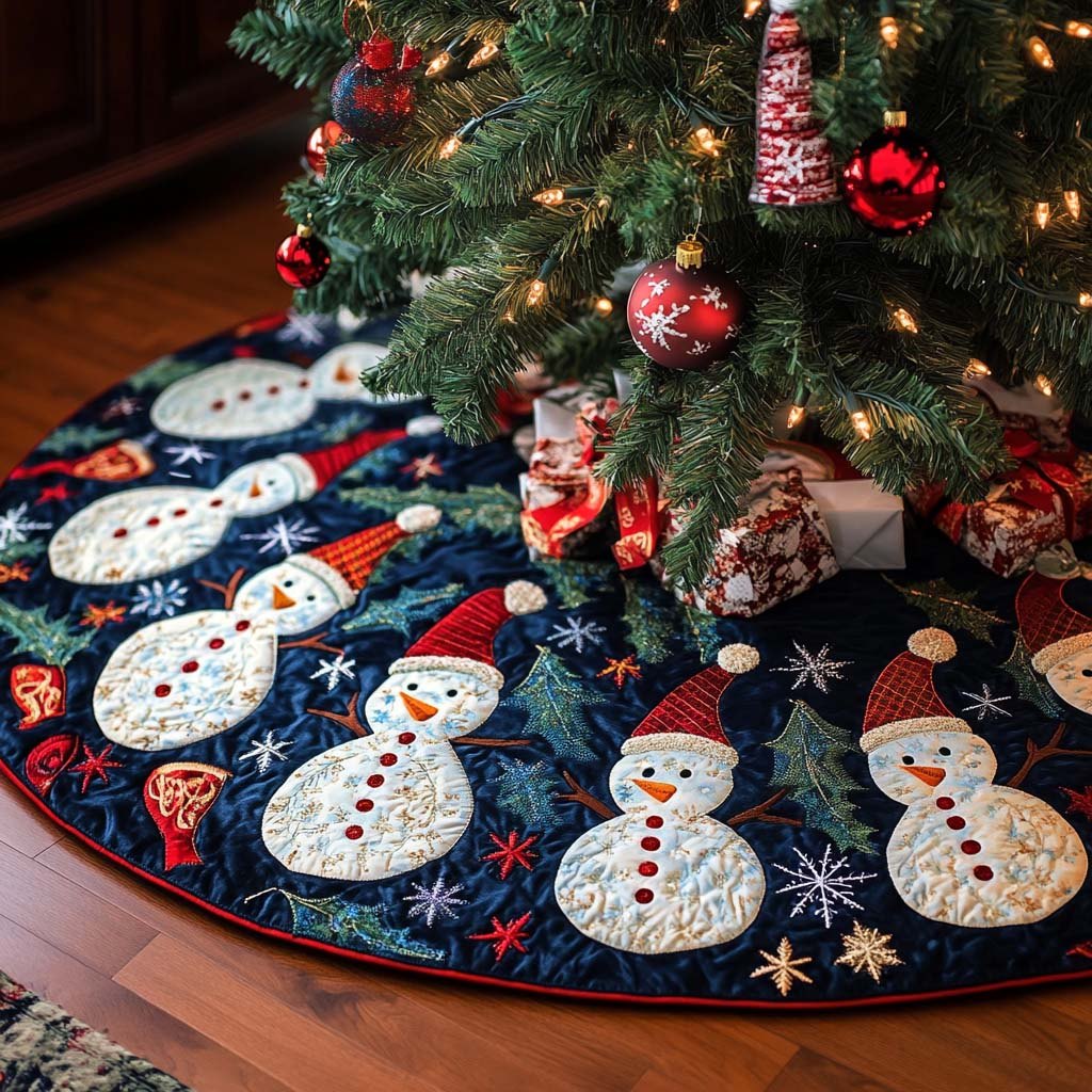 Icy Delight Christmas Tree Skirt