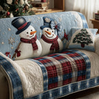 Icy Kiss Snowman Sofa Cover