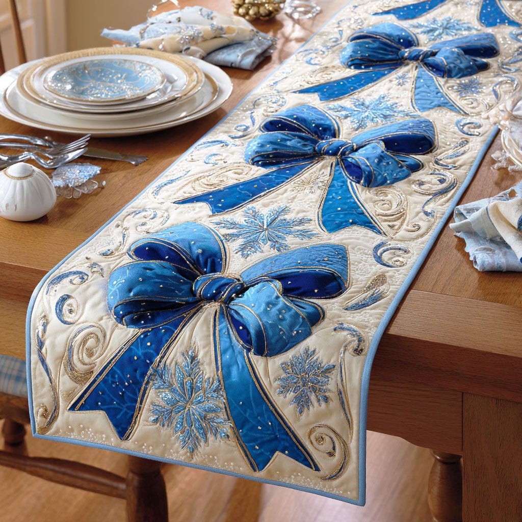Icy Noel Spirit Table Runner