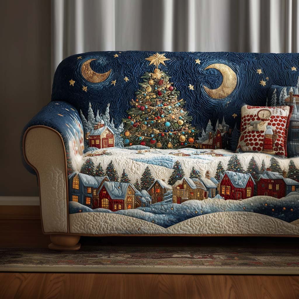 Icy Sparkle Sofa Cover