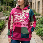 One Tough Mother hoodie, all-over print