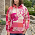 Ribbon Butterfly Dandelion hoodie, all-over print