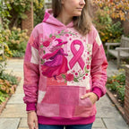 Rose Witch Ribbon hoodie, all-over print