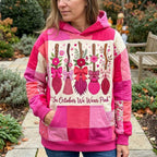 Broom and Bow Line hoodie, all-over print