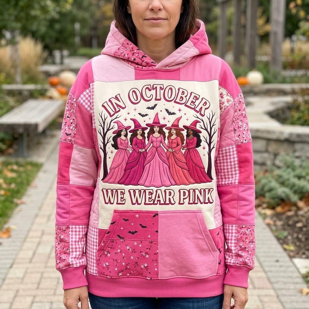 Ghost Gown Trio hoodie, all-over print