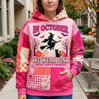 Witch Flight Silhouette hoodie, all-over print