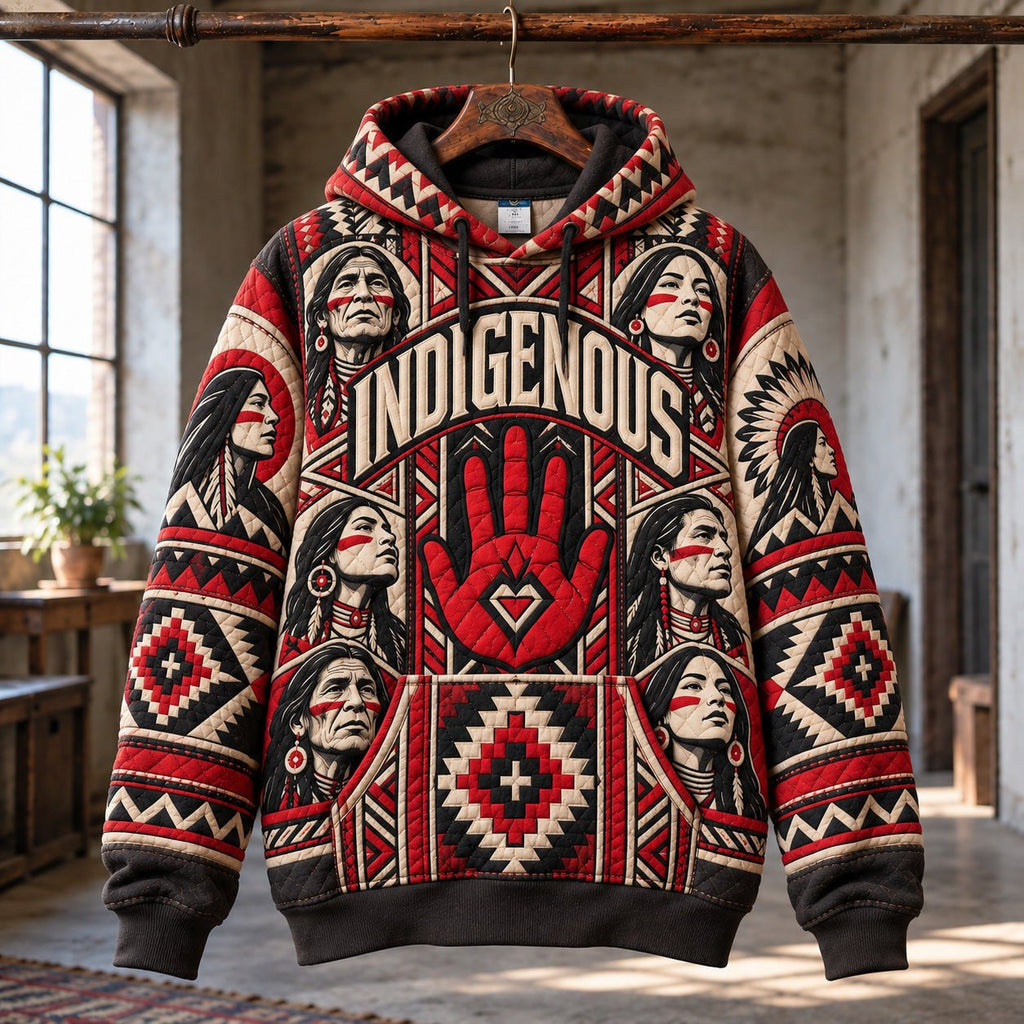 Indigenous Heritage hoodie, all-over print