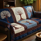 Indigo Nature Roots Sofa Cover