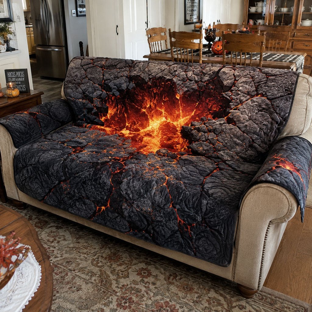 Inferno Beneath Sofa Cover