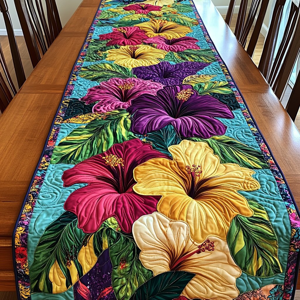 Island Blossom Table Runner