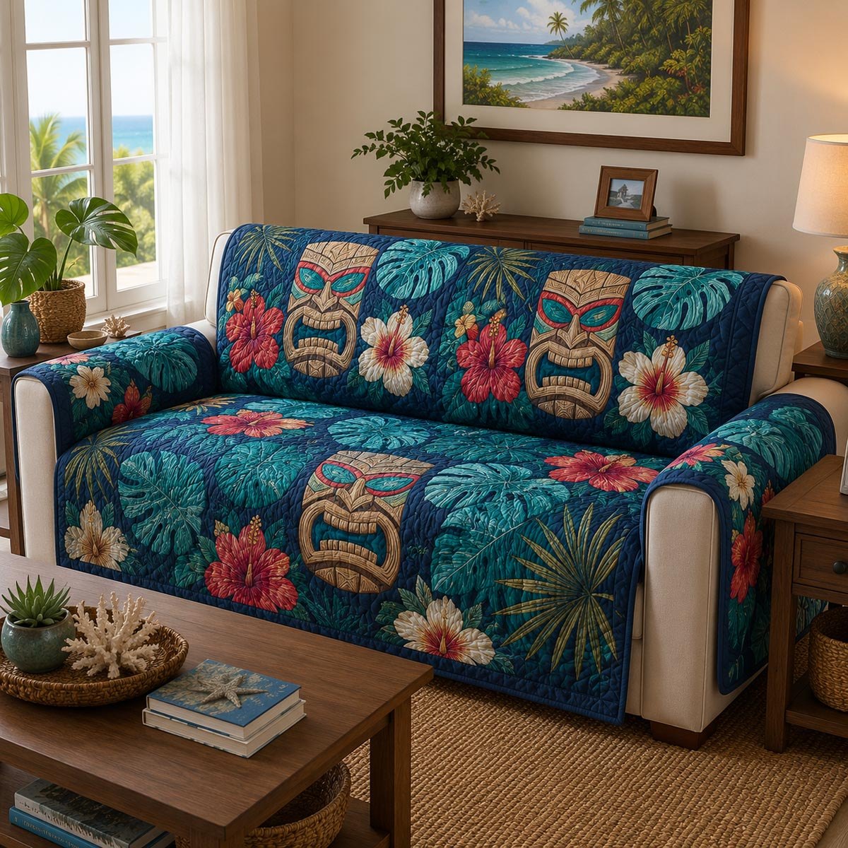 Island Escape Sofa Cover