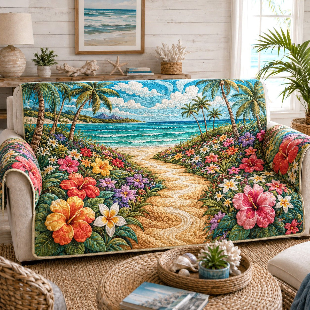 Island Pathway Sofa Cover