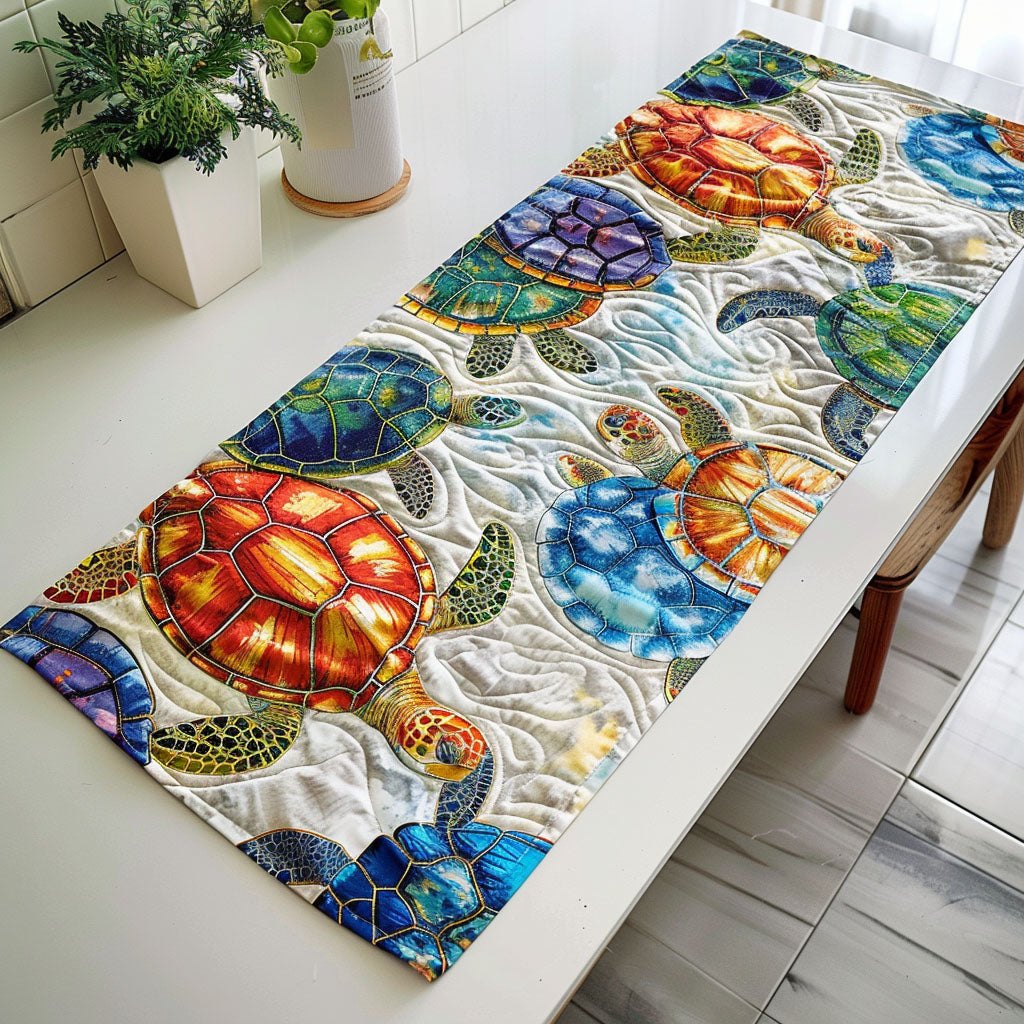 Island Turtle Haven Table Runner