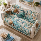 Ivory Flora Gliders Sofa Cover