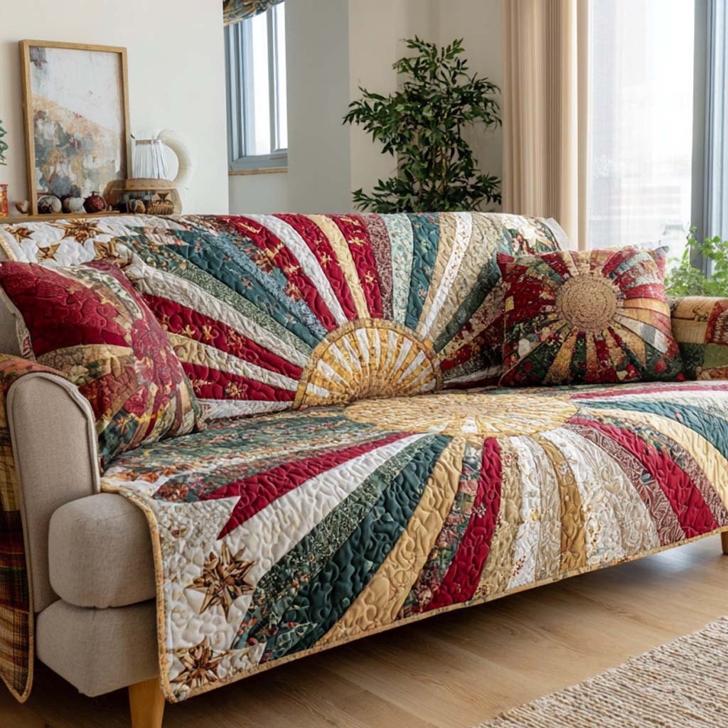 Ivory Radiance Sofa Cover