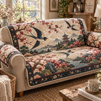 Japanese Swallow Sofa Cover