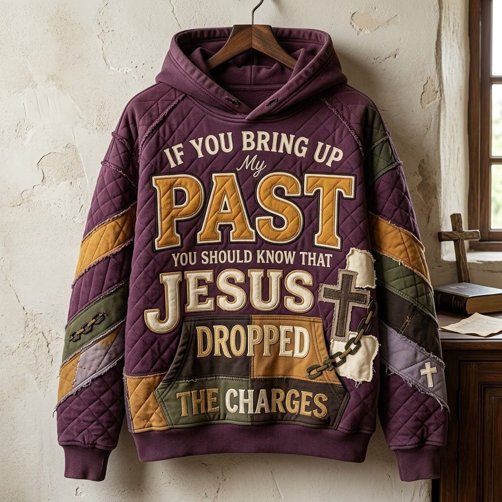 Jesus Dropped the Charges hoodie, all-over print