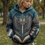 Jesus Is King hoodie, all-over print