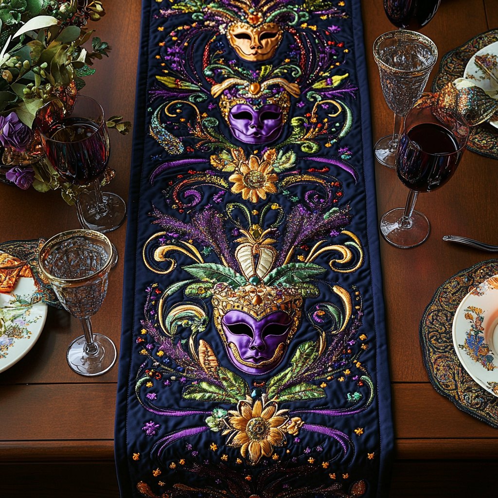 Jewel Glow Table Runner
